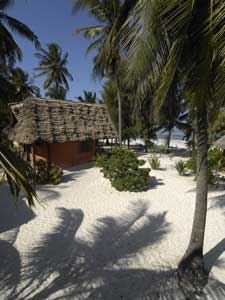the sea view bungalows from the side